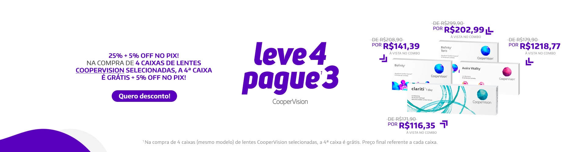 Leve 4 Pague 3 Cooper