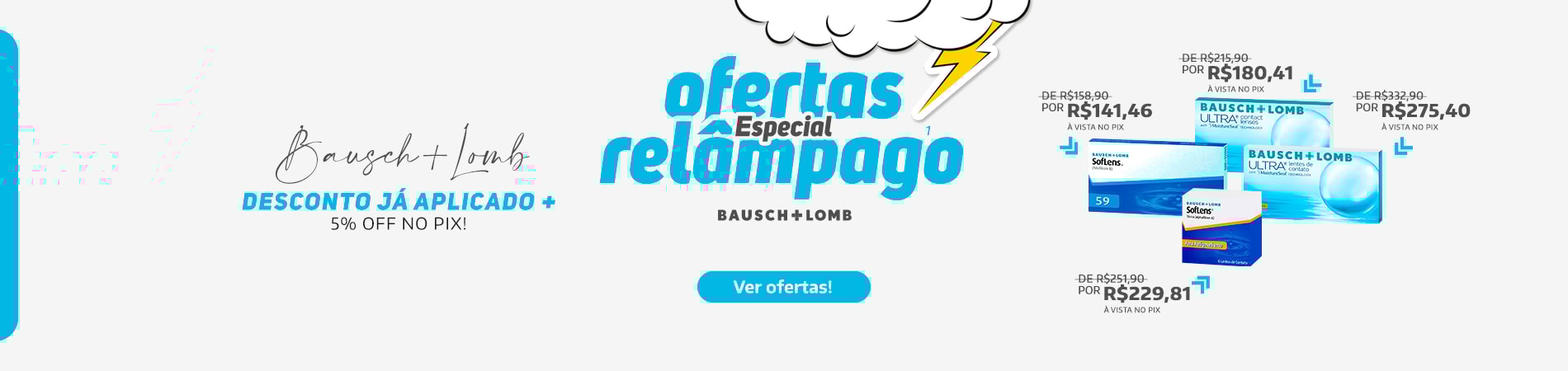 Ofertas Relâmpago Bausch