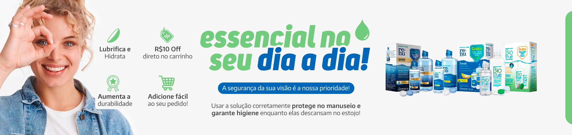 Soluções de limpeza