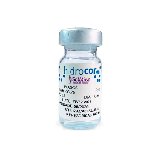 Lentes de Contato Coloridas Hidrocor - Anual - COM GRAU