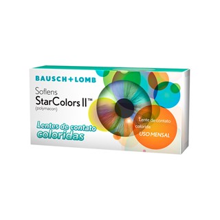 Lentes de Contato Coloridas Soflens StarColors 2 - Mensal - SEM GRAU