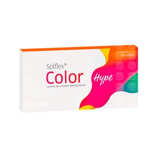Lentes de Contato Coloridas Solflex Color Hype - Mensal - SEM GRAU