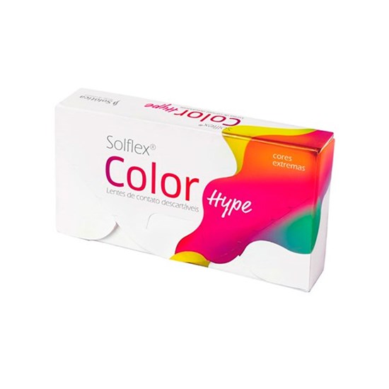 Lentes de Contato Coloridas Solflex Color Hype - Mensal - SEM GRAU